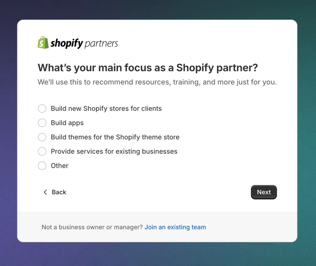 how to become a shopify partner new
