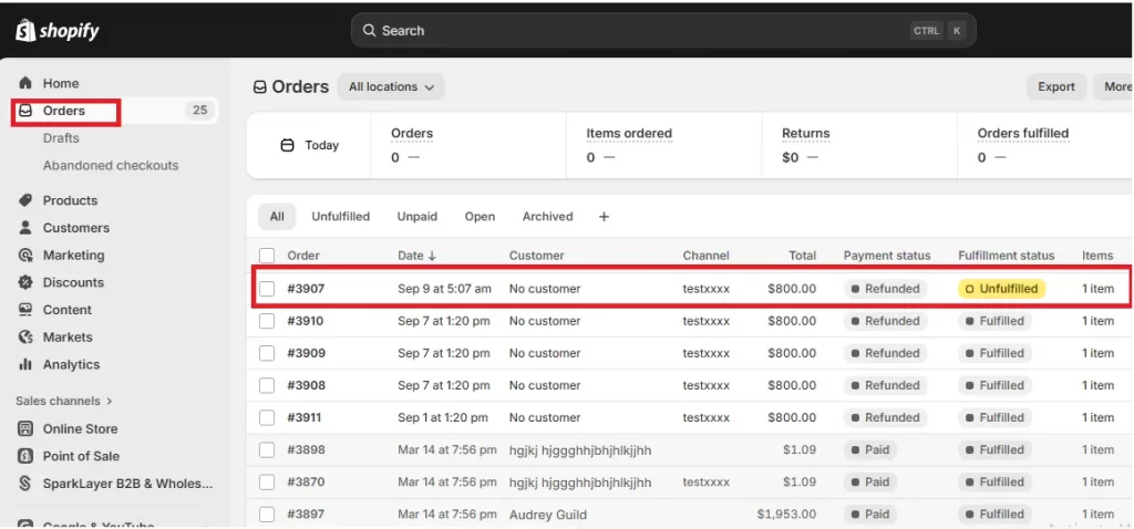 settings orders review