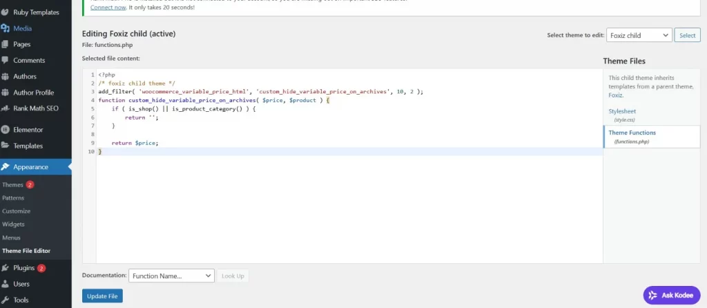 option 4 hide price range