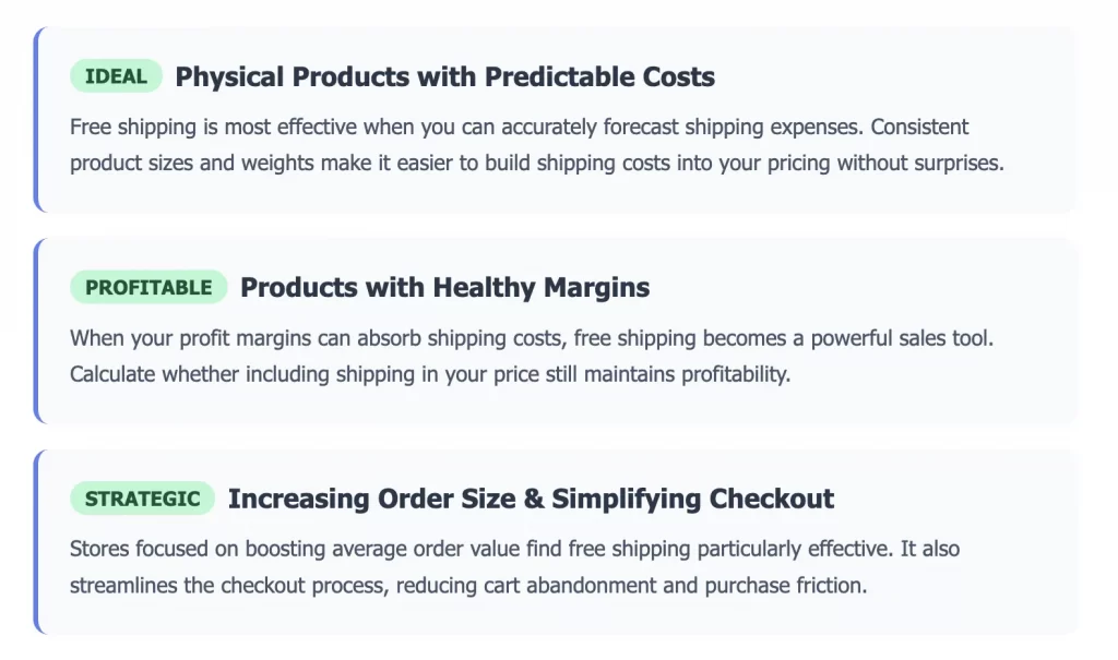 when to use woocommerce free shipping