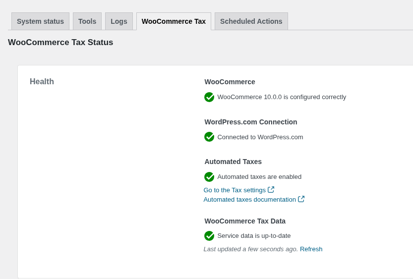 woocommerce plugin tax setting