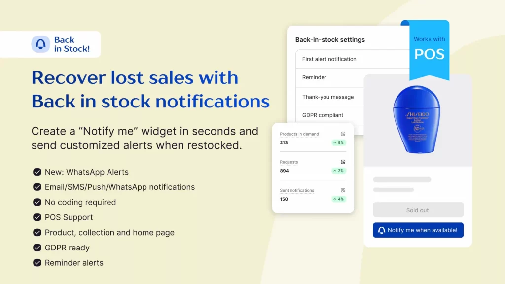 notify pre-order app