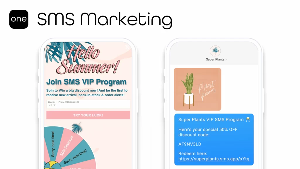4 one sms marketing shopify app