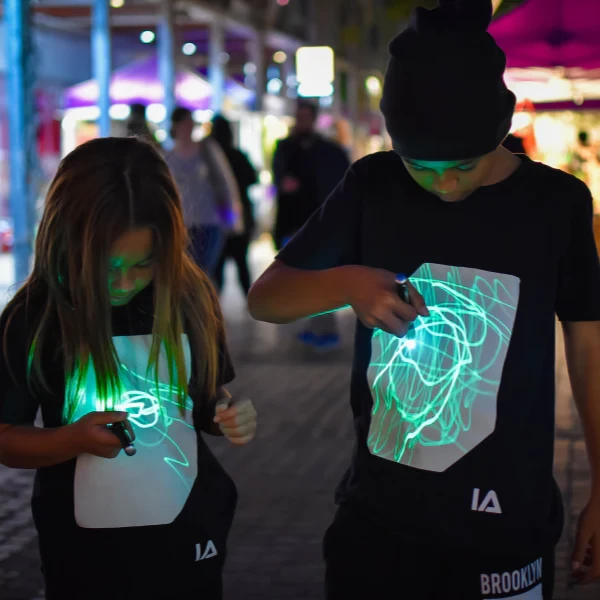 illuminated apparel tshirt