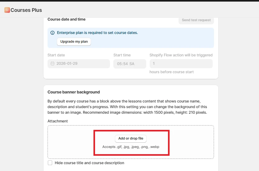 shopify course banner