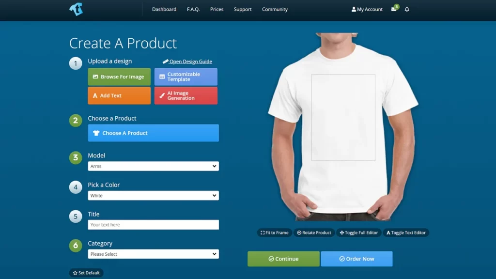 optimize tshirt info