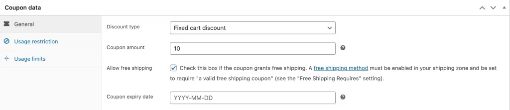 9 how to create coupon code in woocommerce fixed cart discount