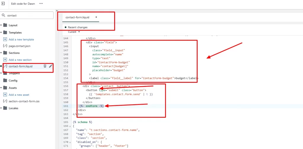 shopify add theme code